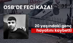 OSB’de feci kaza! Kullandığı araçla fabrikanın duvarına çarpan genç hayatını kaybetti