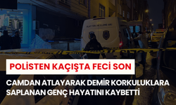 Polisten kaçışta feci son: Camdan atlayarak demir korkuluklara saplanan genç feci şekilde can verdi... O anlar kamerada