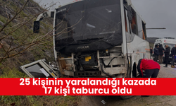 25 kişinin yaralandığı kazada 17 kişi taburcu oldu