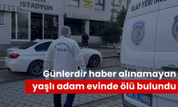 Kendisinden 7 gündür haber alınamayan yaşlı adam evinde ölü bulundu