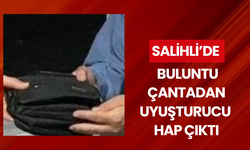 Salihli’de buluntu çantadan uyuşturucu hap çıktı