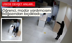 Öğrenci, kadın müdür yardımcısını boğazından bıçakladı