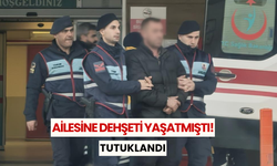 Ailesini silahla rehin alan şahıs tutuklandı