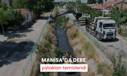 Manisa’da dere yatakları temizlendi