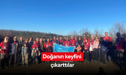 Doğanın keyfini çıkarttılar