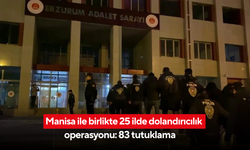 Manisa ile birlikte 25 ilde dolandırıcılık operasyonu: 83 tutuklama