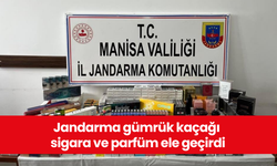 Jandarma gümrük kaçağı sigara ve parfüm ele geçirdi