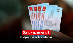 Bunu yapan yandı! Ehliyetine el konulacak