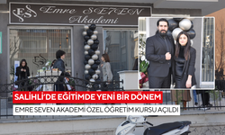 Salihli'de Eğitimde Yeni Bir Dönem... Emre Seven Akademi Özel Öğretim Kursu Açıldı