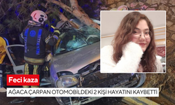 Ağaca çarpan otomobil hurdaya döndü, 2 genç hayatını kaybetti