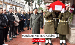 Manisalı Kıbrıs Gazisine son veda