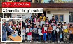 Salihli Jandarma, öğrencileri bilgilendirdi