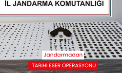 Jandarmadan tarihi eser operasyonu