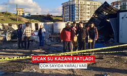 Sıcak su kazanı patladı: Çok sayıda yaralı var