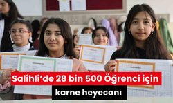 Salihli’de 28 bin 500 Öğrenci için karne heyecanı