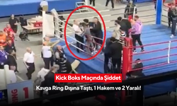 Ring dışında kavga! Kick Boks maçında 1 hakem ve 2 sporcu yaralandı!