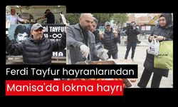 Ferdi Tayfur hayranlarından Manisa'da lokma hayrı