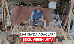 Manisa’da ağaçlara şekil veren usta