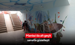 Manisa’da alt geçit sanatla güzelleşti