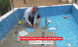 Manisa’daki havuzlar baştan aşağıya yenilendi