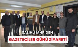 Salihli MHP’den, Gazeteciler Günü ziyareti