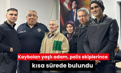 Kaybolan yaşlı adam, polis ekiplerince kısa sürede bulundu