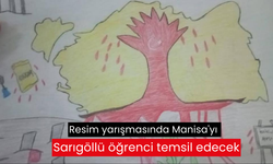 Resim yarışmasında Manisa'yı Sarıgöllü öğrenci temsil edecek