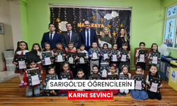 Sarıgöl’de öğrencilerin karne sevinci