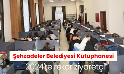 Şehzadeler Belediyesi Kütüphanesi 2024'te rekor ziyaretçi ağırladı