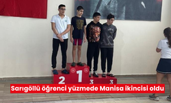 Sarıgöllü öğrenci yüzmede Manisa ikincisi oldu