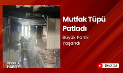 Patlayan mutfak tüpü paniğe neden oldu... 2'si ağır 4 yaralı