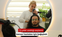 Kanser Hastalarına Umut Olmak İçin 7,5 Yıldır Uzattığı Saçlarını Bağışladı