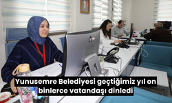 Yunusemre Belediyesi geçtiğimiz yıl on binlerce vatandaşı dinledi