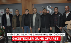 Salihli’deki İnşaat ve Gayrimenkul sektöründen Gazeteciler Günü Ziyareti