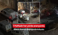 Bir haftadır kayıp olan şahıs, kaldığı sitenin asansör boşluğunda ölü bulundu