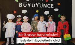 Miniklerden hayallerindeki mesleklerin kıyafetlerini giydi