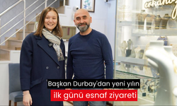 Başkan Durbay'dan yeni yılın ilk günü esnaf ziyareti