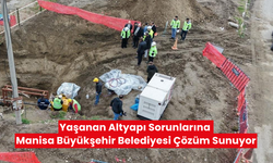 Manisa Büyükşehir Belediyesi, Turgutlu'da Kanalizasyon Altyapı Çalışmalarına Hız Verdi