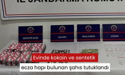 Evinde kokain ve sentetik ecza hapı bulunan şahıs tutuklandı