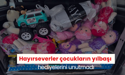 Hayırseverler çocukların yılbaşı hediyelerini unutmadı