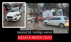 Salihli’de 3 araçlı kaza: 1 yaralı