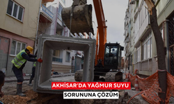 Akhisar’da yağmur suyu sorununa çözüm