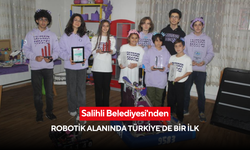 Salihli Belediyesi'nden robotik alanında Türkiye'de bir ilk