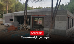 Salihli’de 2 anaokulu için geri sayım… 150 günden tamamlanacak