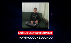 Salihli'de 15 yaşındaki çocuktan sevindirici haber