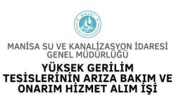 MANİSA SU VE KANALİZASYON İDARESİ GENEL MÜDÜRLÜĞÜ ELEKTRİK MAKİNA VE MALZEME İKMAL DAİRESİ BAŞKANLIĞI