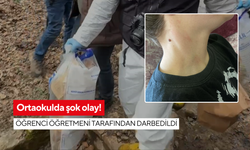 Ortaokulda şok olay! Öğrenci öğretmeni tarafından darbedildi