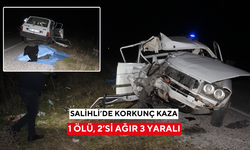 Salihli’de otomobil arıza yapan kamyona çarptı: 1 ölü, 2’si ağır 3 yaralı