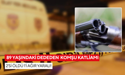 89 yaşında komşu vahşeti! 2 kişiyi öldürdü, 1 kişiyi ağır yaraladı