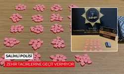 Salihli’de şüpheliden 200 ecstasy hap çıktı